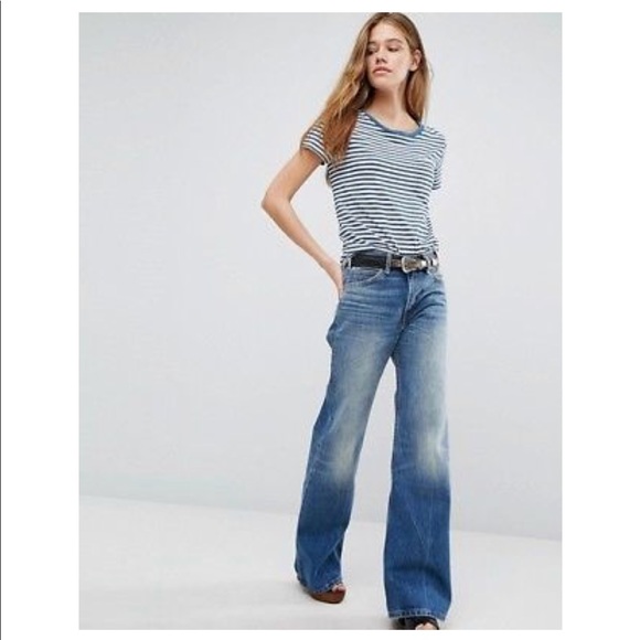 levi's vintage wide leg jeans